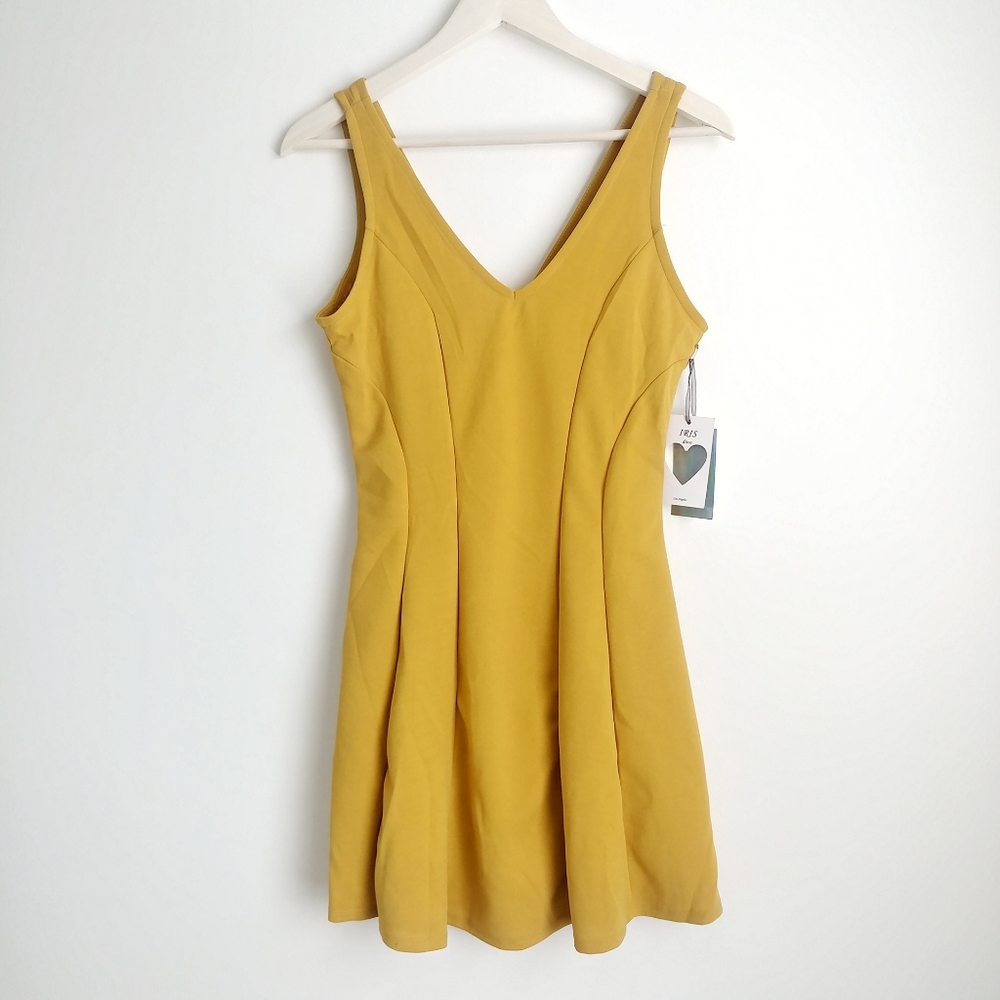 New Yellow/Mustard Iris Dress